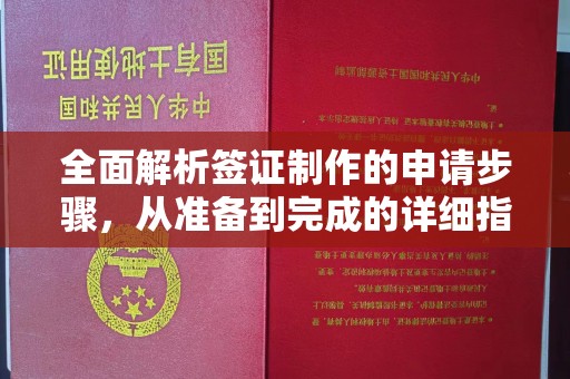 昌黎全面解析签证制作的申请步骤，从准备到完成的详细指南